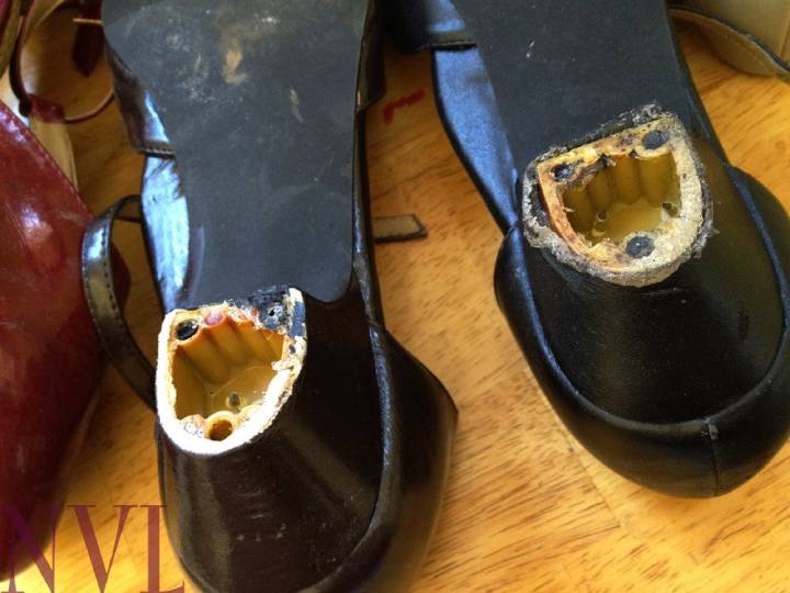 boot - how to fix boot heel