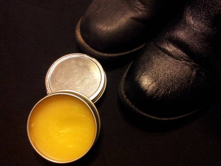 beeswax - How to darken leather