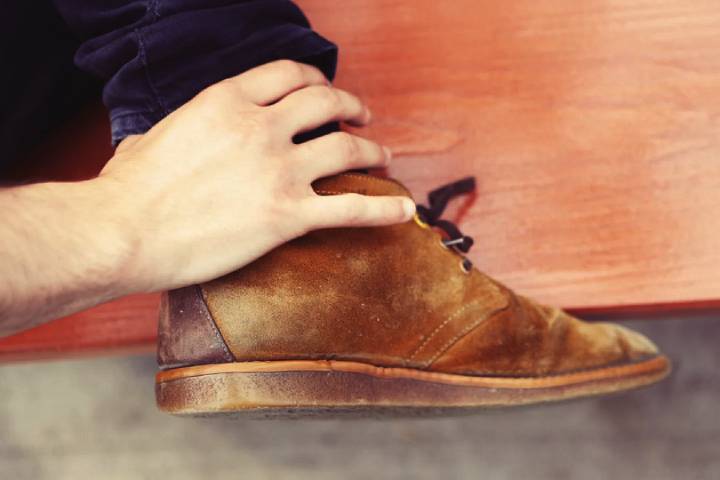 leather - shrinking leather shoes