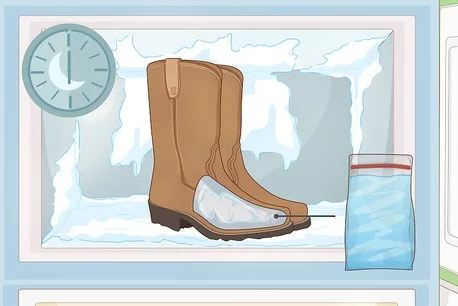 How to stretch your boots with ice
