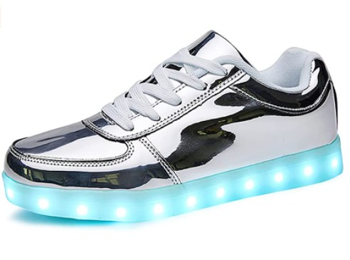SANYES USB Charging Light Up Shoes-Best shoes for shuffling dance