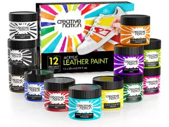CREATIVE NATION LEATHER ACRYLIC PAINT SET - best paint for shoes