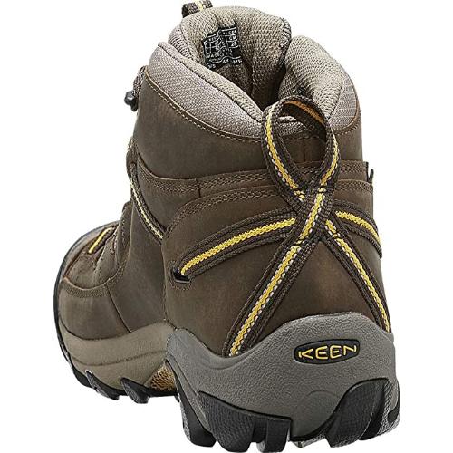 KEEN Men's Targhee 2 Mid Height Comfortable Waterproof Hiking Boot-1008418-Best Hiking Boots for Plantar Fasciitis