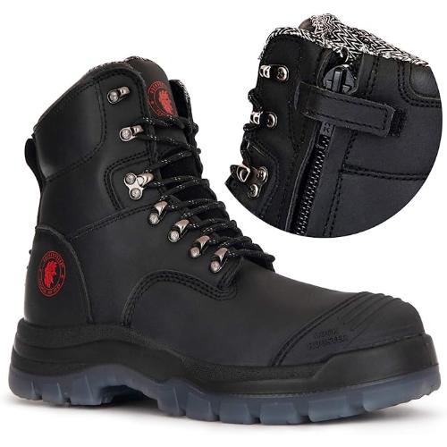 Rockrooster Zipper Work Boots for Men-American Made Boots