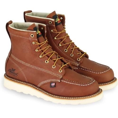 Thorogood American Heritage 6” Moc Toe Work Boots for Men-814-420050D-American Made Boots