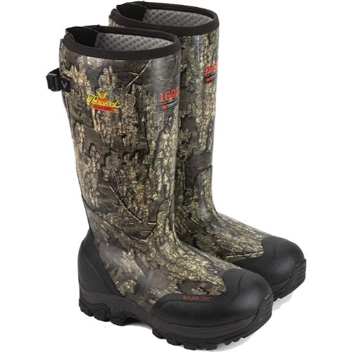 Thorogood Infinity FD 17” Waterproof Insulated Hunting Boots for Men - Neoprene with 1600g Thinsulate and Self-Cleaning Traction Outsole-867-0216-Best Rubber Hunting Boots