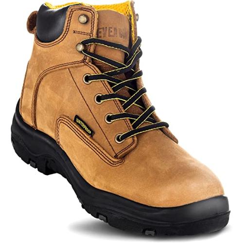 Waterproof work boots for men Soft Toe – 6inch Waterproof Leather, Insulated Lining, “Ultra Dry” Work Boots for men Waterproof Working Botas-BEST WATERPROOF WORK BOOTS