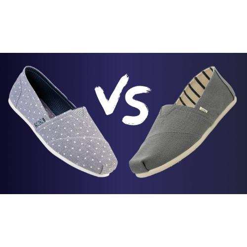 Toms vs Bob shoes